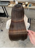 巻かずに目を引く艶髪へ