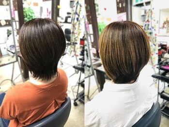 あかね美容室 田上店の写真/【駐車場有】伸びてきても扱いやすい《高いカット技術×似合わせ力》で素敵なスタイルが長続き♪
