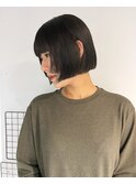 ミニボブ×暗髪