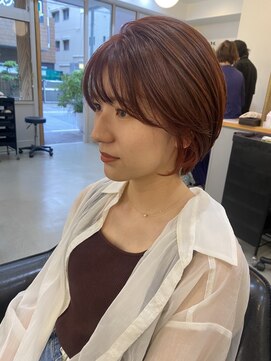 エンテイム(en-te:im) ボブ×レッドブラウンカラー