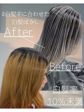 レディアル 大宮(REDEAL ope.) 【みちよ指名】白髪率に合わせた白髪ぼかし