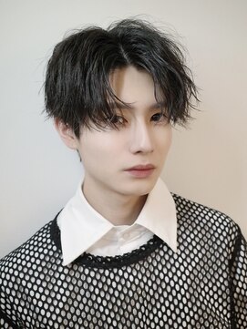 ソフトツイスト×センターパート