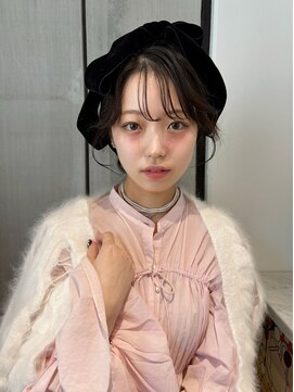 ガーリーまとめ髪【romp佐々木i】