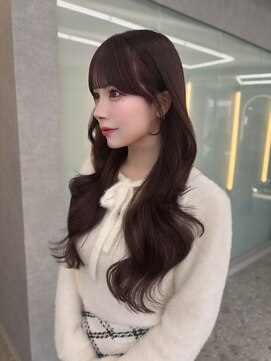 ボタン ハカタ(VOTAN hakata) 市野瀬裕奈/ピンクブラウン/前髪顔周りカット/レイヤーカット