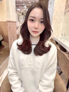 ロンドローズ 名古屋(Lond damaskRose) ダブルカラー ブリーチ 名駅 韓国 ボブ 髪質改善 縮毛矯正 1036