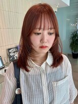 シキクーパー ヨコハマ(siki cooper)&nbsp;オレンジベージュ×レイヤーカット