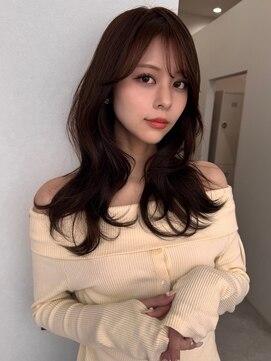 ソヨン 栄店(SOYON) 似合わせカット/ミディアムレイヤーカット/大人ガーリー/くせ毛