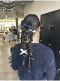 お呼ばれヘアアレンジ