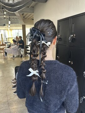エムドットヘアーサロン(M. hair salon) お呼ばれヘアアレンジ