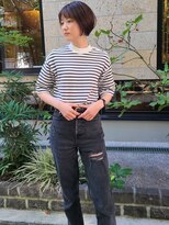 トゥルー(TRUE.) 大人可愛い丸みショートボブ