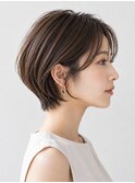 20代30代40代50代ナチュラル大人可愛いレイヤーショートボブ1