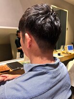 ナチュラル ヘアーデザイニング(Natural hair designing) 大人メンズの束感ショート/清潔感あふれるダークアッシュ/好印象