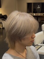 リッシ(RISSHI)&nbsp;メンズシルバーミルクティ/グレージュ/メンズミディアム/諏訪