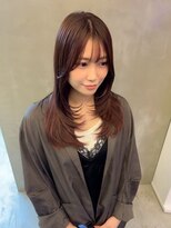 イキプラスディードットログ 大和八木駅前店(ikii+D.Log)&nbsp;暖色カラー　レイヤー　ボルドー　赤髪　奈良　大和八木