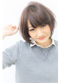 ナチュラル可愛い小顔ボブ