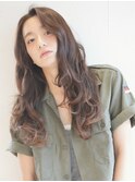 【sawako】Aラインレイヤーウェーブ　１　　下北沢good day hair