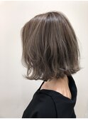 とろみショコラグレージュ×切りっぱなしロブ3Dカラー