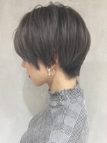 アルバム 新宿(ALBUM SHINJUKU)&nbsp;グレイエアリーショート_フェザーロングボルドー_ba97713