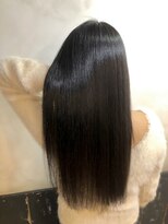 オースト ヘアー ステラ 新宿店(Aust hair Stella)&nbsp;Rストレート×ナチュラルブラック
