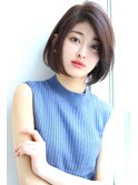 【ROSE/石橋】丸みショート/斜めバング/大人ボブi