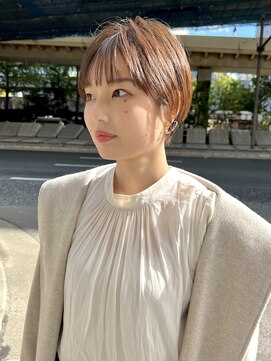 ジアン バイ ミルボン NU茶屋町+(GIEN by milbon) 都会に溶け込む新作大人のスッキリショート！@田中俊成