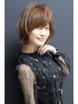 クレドガーデン 浦和店(CRED GARDEN) 大人ショートボブ×ボブウルフ×マロンベージュ 大人ヘルシーr8