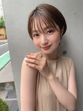 サンドシーン(sand scene) @abiru_sand[原宿表参道駅/ショコラベージュ/ボブルフ/カール]