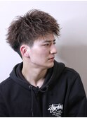 『スカータージェット』刈り上げ ツーブロック アップバング