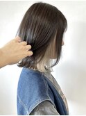 ホワイトベージュインナーカラー/アクセサリーカラー
