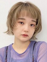 アイトーキョーエス 渋谷(AI TOKYO S)&nbsp;斜めバング/シルキーベージュ/ブラントカット[渋谷駅]