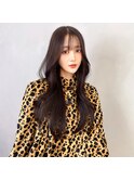 韓国くびれロング｜ダークグレージュ｜