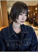 切りっぱなしボブ/小顔ボブ/ミニボブ/ラインボブ/コンパクトボブ