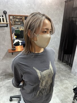 シールドヘアー 沖縄 新都心(C'LD Hair) ハイトーンボブ/ブリーチボブ/切りっぱなしボブ/ロブ/外はねボブ