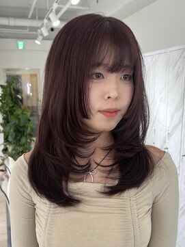 キング 梅田(K!ng) ハイライトカラーミルクティーベージュケアブリーチダブルカラー