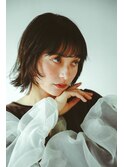 ボブに似合うグレージュカラー◇Qilm秋吉◇