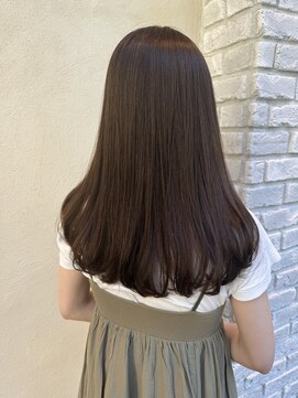 エルサフィロ ヨドヤバシ(el zafiro yodoyabashi) ブラウンカラー/ワンカールロング/20代30代40代50代60代