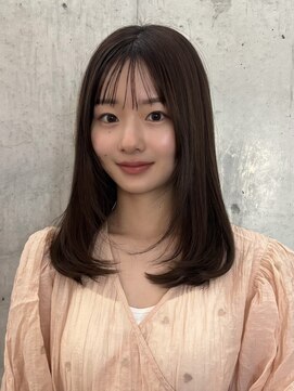 ガーデン オオタカノモリ(garden otakanomori) 20代30代40代におすすめシースルーバングワンカール