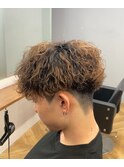 無造作波巻きマッシュ