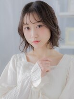 モッズヘア 越谷(mod's hair)&nbsp;透けバングフェザーパーマゆるふわボブディa越谷20代30代40代