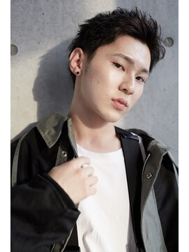 ニューヨークニューヨークマザーズ(NYNY Mothers) アップバングスパイキーショート/黒髪/ツーブロック/爽やか