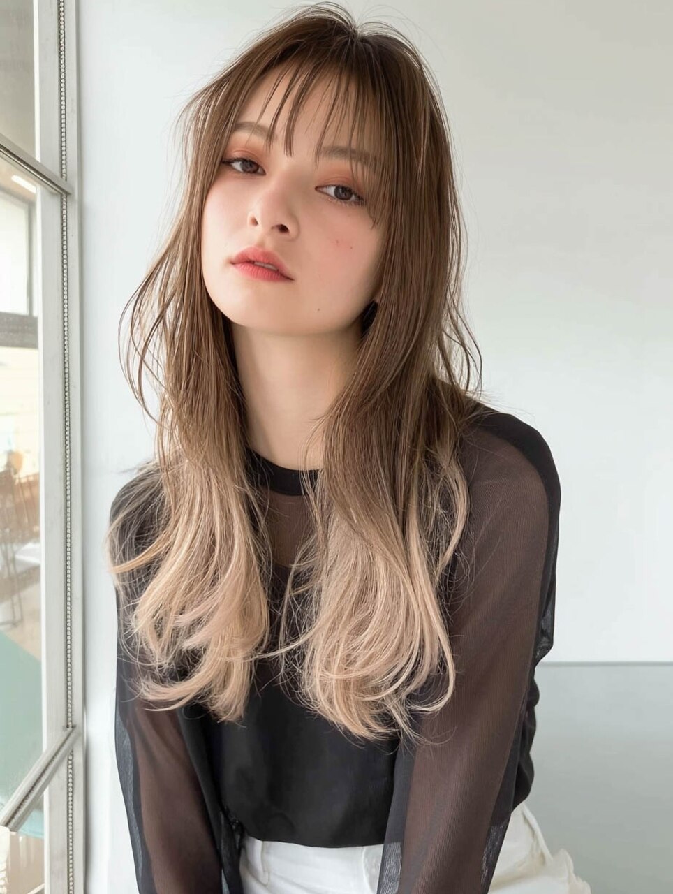 取れない！胸下まで45cmシールエクステ60枚　\18900円