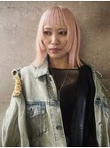 レイヤーカット/ウルフカット/くびれヘア/夏のヘアアレンジ
