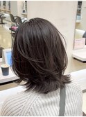 大人可愛いくびれレイヤー×ナチュラルブラウン