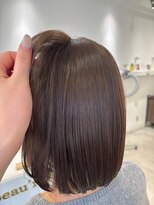 ビューバイネオリーブ 用賀店(Beau'r by neolive)&nbsp;くびれヘア縮毛矯正アプリコットオレンジ夏ハイライト《用賀》