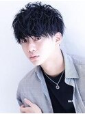 前下がりスウィート無造作マッシュ