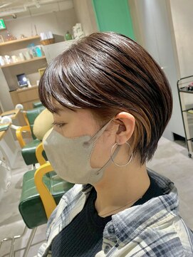 アーツ 茅ヶ崎(arts) ショートカット20代30代40代前髪あり面長丸顔ショートボブ