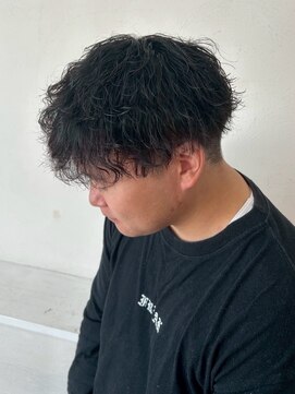 セットアップ 岡山北長瀬店(SET-UP) ツーブロック/波巻きパーマ/無造作マッシュ/ニュアンスパーマ