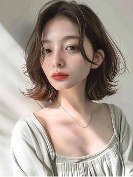 イオエ(ioe)の写真/髪質改善と同時施術で、おさまりがよく、扱いやすいスタイルが実現◎再現性も高く毎日のセットが楽に☆