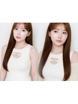 【髪質改善ストレート】ダメージレス＆韓国風艶ストレートが人気★こだわりの薬剤で感動の指通りを実現♪