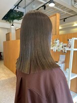 ルアナバイヘアエスクール(Luana by hair S.COEUR) ぱつっとロブ/透明感カラー/大阪枚方美容室